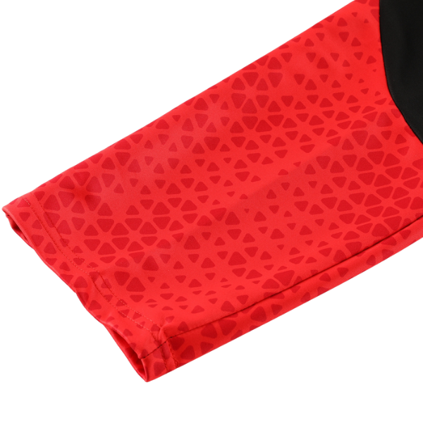 Puma Red and Black Cold Set Jacket and Pants